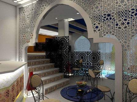 Дизайн интерьера SPA-зоны в марокканском стиле